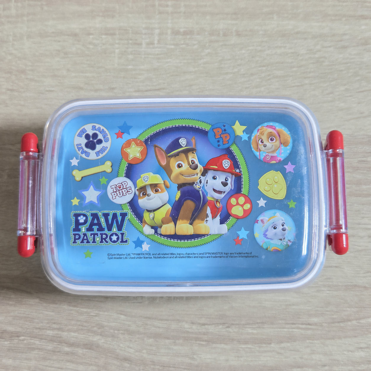 パウ・パトロールの青い弁当箱